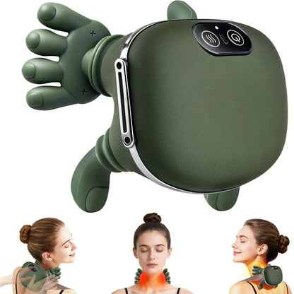 Neck Massager with Hands, Bionic Heated Shiatsu Neck & Back Massager