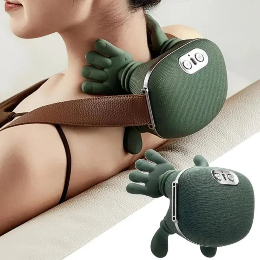 Neck Massager with Hands, Bionic Heated Shiatsu Neck & Back Massager